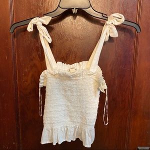 Billabong White To The Point Top